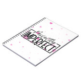 Perfekt für Herz-Hintergrund Notizblock (Linke Seite)