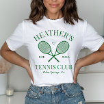 Perfekt für Kletterhexen: T-Shirt<br><div class="desc">Niedliches Tennis Party zum Thema Bachstrand! Teil einer ganzen Kollektion!</div>