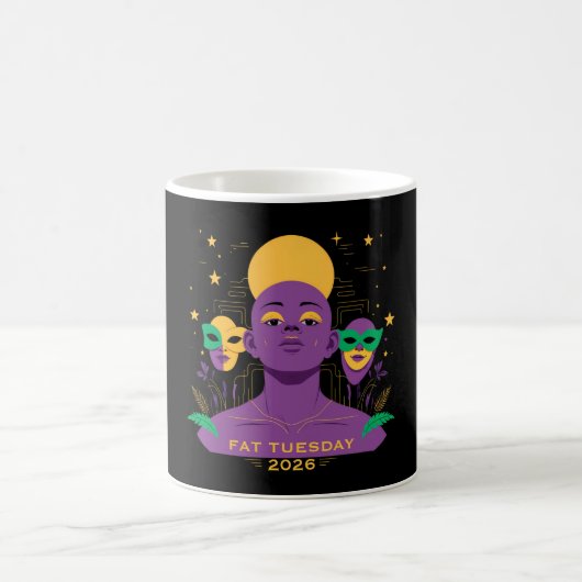 Perfekt für Mardi Gras 2026 Kaffeetasse (Mittel)