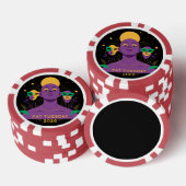 Perfekt für Mardi Gras 2026 Pokerchips (Stapel)