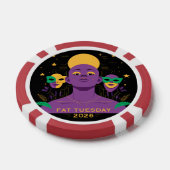 Perfekt für Mardi Gras 2026 Pokerchips (Einzeln)