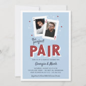 Perfekt für Paare Spielen Dusche Einladung (Vorderseite)