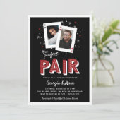 Perfekt für Paare Spielen Dusche Einladung (Stehend Vorderseite)