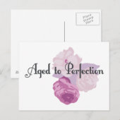 Perfekt gealtert! postkarte (Vorne/Hinten)