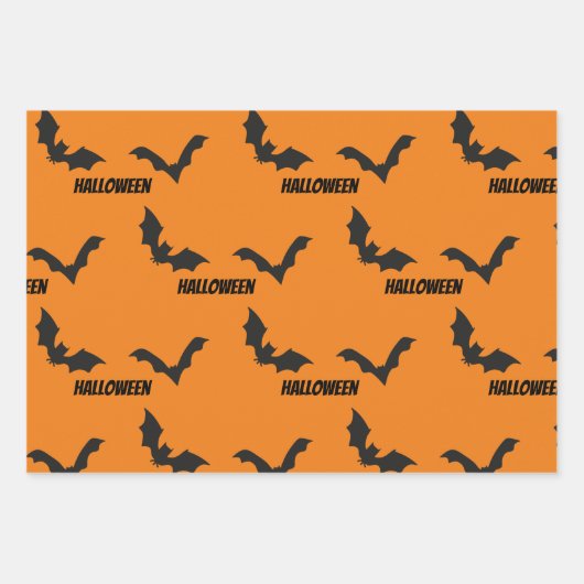 Perfekt geficktes Halloween Geschenkpapier Set (Vorderseite 3)