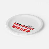 Perfekt geficktes Halloween Pappteller (Schrägansicht)