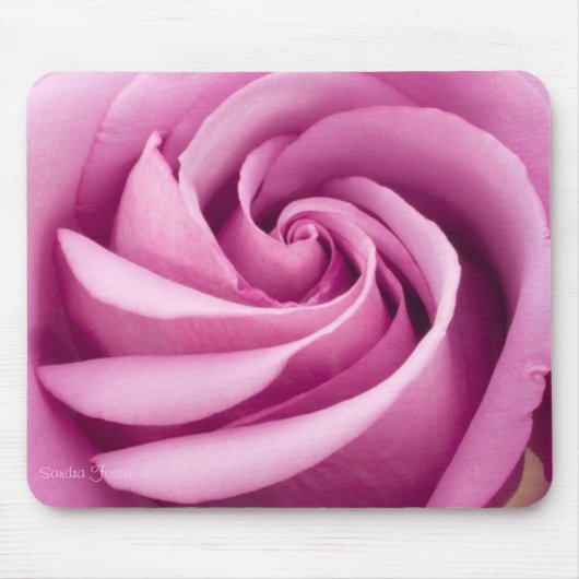 Perfekt geflochtene Rosenmousepad Mousepad (Vorne)