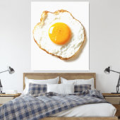 Perfekt gefriertes Ei mit knusprigen Kanten und Go Leinwanddruck (Insitu (Schlafzimmer))