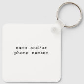 Perfekt gefriertes Ei mit knusprigen Kanten und Go Schlüsselanhänger (Rückseite)