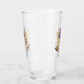 Perfekt gekickt - Schwarze Hexenkatze Glas (Links)