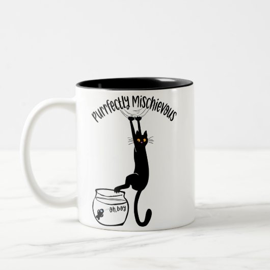 perfekt gemischt zweifarbige tasse (Links)