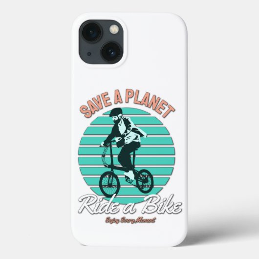 Perfekt Gift for Bicycle Lover - Save a Planet Case-Mate iPhone Hülle (Rückseite)