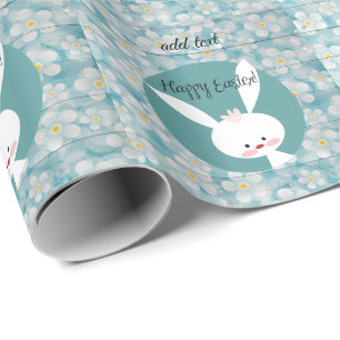 Perfekt glückliche Ostern, blaues Sonnenlicht Geschenkpapier