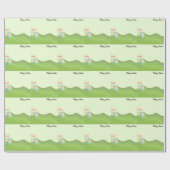 Perfekt glückliche Ostern, Eier Geschenkpapier (Flach)