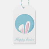 Perfekt glückliche Ostern, sonnig Geschenkanhänger (Rückseite)