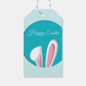 Perfekt glückliche Ostern, sonnig Geschenkanhänger (Rückseite)
