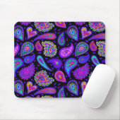 Perfekt Hübsches Lila Paisley Mousepad (Mit Mouse)
