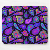 Perfekt Hübsches Lila Paisley Mousepad (Vorne)