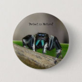 Perfekt in der Natur! Button (Vorderseite)