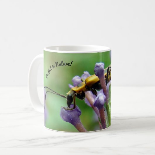 Perfekt in Nature Lightning Bug! Kaffeetasse (Vorderseite Links)
