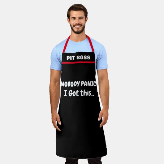 Perfekt "Keine Panik, ich Got das" Funny Vaters Ko Schürze (Getragen)