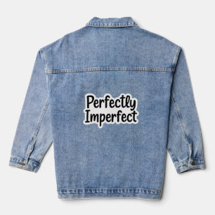 Perfekt - kühne, handgeschriebene Gestaltung Jeansjacke