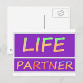 Perfekt: LIFE-Partner Postkarte (Vorne/Hinten)