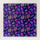 Perfekt Lila Paisley Hübsch Puzzle (Horizontal)