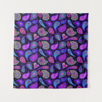 Perfekt Lila Paisley Hübsch