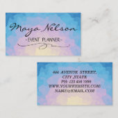 Perfekt, Luxus Visitenkarte (Vorne/Hinten)