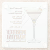 Perfekt Martini Cocktail Rezept: Glasuntersetzer (Rückseite)