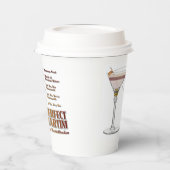 Perfekt Martini Cocktail Rezept: Pappbecher (Links)