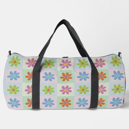 Perfekt muntere Blütenblätter Duffle Bag (Vorderseite)