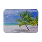 Perfekt Palm Tree Tropical Island Beach Badematte (Vorderseite)