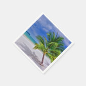 Perfekt Palm Tree Tropical Island Beach Serviette (Ecke)