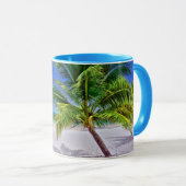 Perfekt Palm Tree Tropical Island Beach Tasse (VorderseiteRechts)