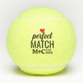 Perfekt passende Bachelorette Dusche Gastgeschenke Tennisbälle (Vorderseite)