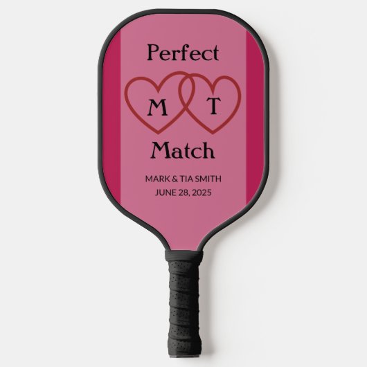 Perfekt passendes Monogramm-Pickleball-Paddel Pickleball Schläger (Vorderseite)