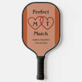 Perfekt passendes Monogramm-Pickleball-Paddel Pickleball Schläger (Rückseite)
