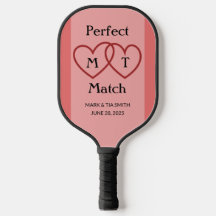 Perfekt passendes Monogramm-Pickleball-Paddel