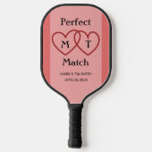 Perfekt passendes Monogramm-Pickleball-Paddel Pickleball Schläger (Rückseite)
