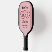 Perfekt passendes Monogramm-Pickleball-Paddel Pickleball Schläger (Links)
