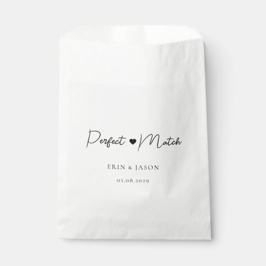 Perfekt passt! Blush, elegant, einfach Geschenktütchen (Vorderseite)