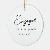 Perfekt passt! Elegant, Simpel Keramik Ornament (Links)