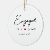 Perfekt passt! Elegant, Simpel Keramik Ornament (Links)