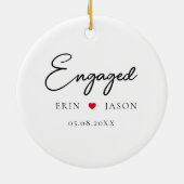 Perfekt passt! Elegant, Simpel Keramik Ornament (Hinten)