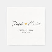 Perfekt passt! Elegant, Simpel Serviette (Vorderseite)