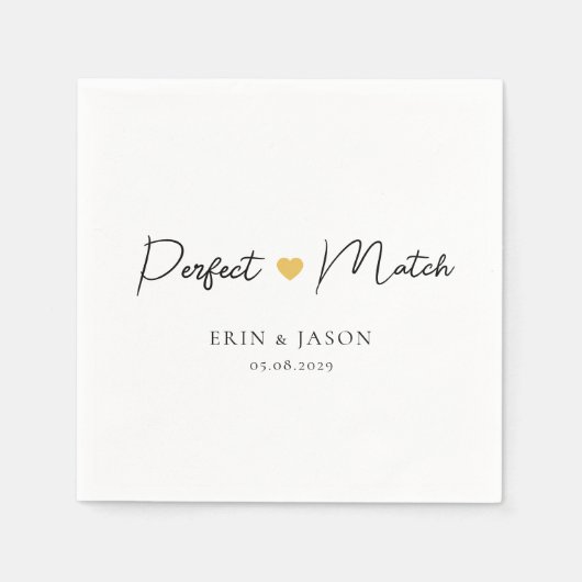 Perfekt passt! Elegant, Simpel Serviette (Vorderseite)