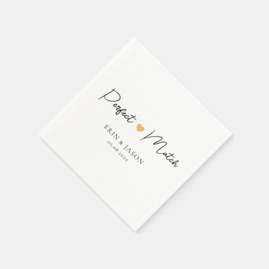 Perfekt passt! Elegant, Simpel Serviette (Ecke)