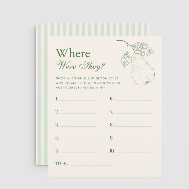 Perfekt Pear, wo sie Brautparty Game waren (Von Creator hochgeladen)